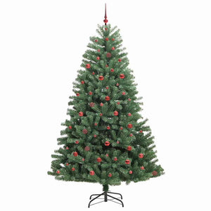 Albero di Natale Artificiale con Rami Pieghevoli Verde 240 cm 3395505