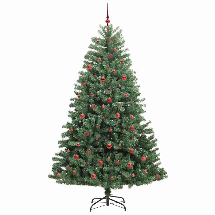 Albero di Natale Artificiale con Rami Pieghevoli Verde 240 cm 3395505