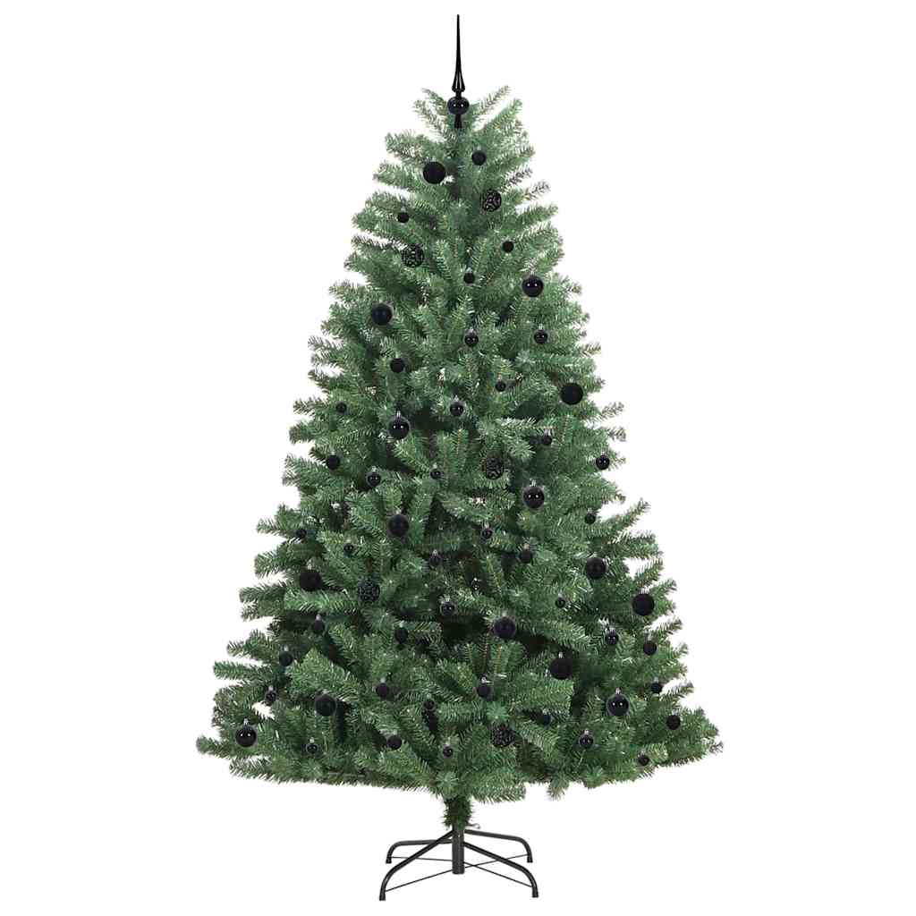 Albero di Natale Artificiale con Rami Pieghevoli Verde 240 cm 3395506