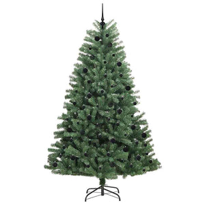 Albero di Natale Artificiale con Rami Pieghevoli Verde 240 cm 3395506