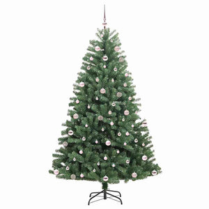 Albero di Natale Artificiale con Rami Pieghevoli Verde 240 cm 3395507