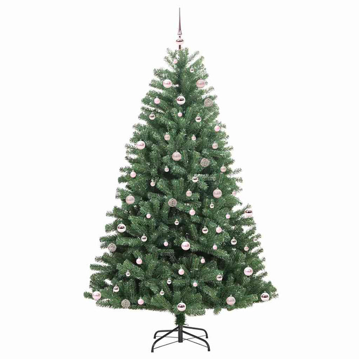 Albero di Natale Artificiale con Rami Pieghevoli Verde 240 cm 3395507