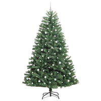 Albero di Natale Artificiale con Rami Pieghevoli Verde 240 cm 3395508