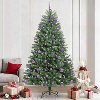 Albero di Natale Artificiale con Rami Pieghevoli Verde 240 cm 3395511
