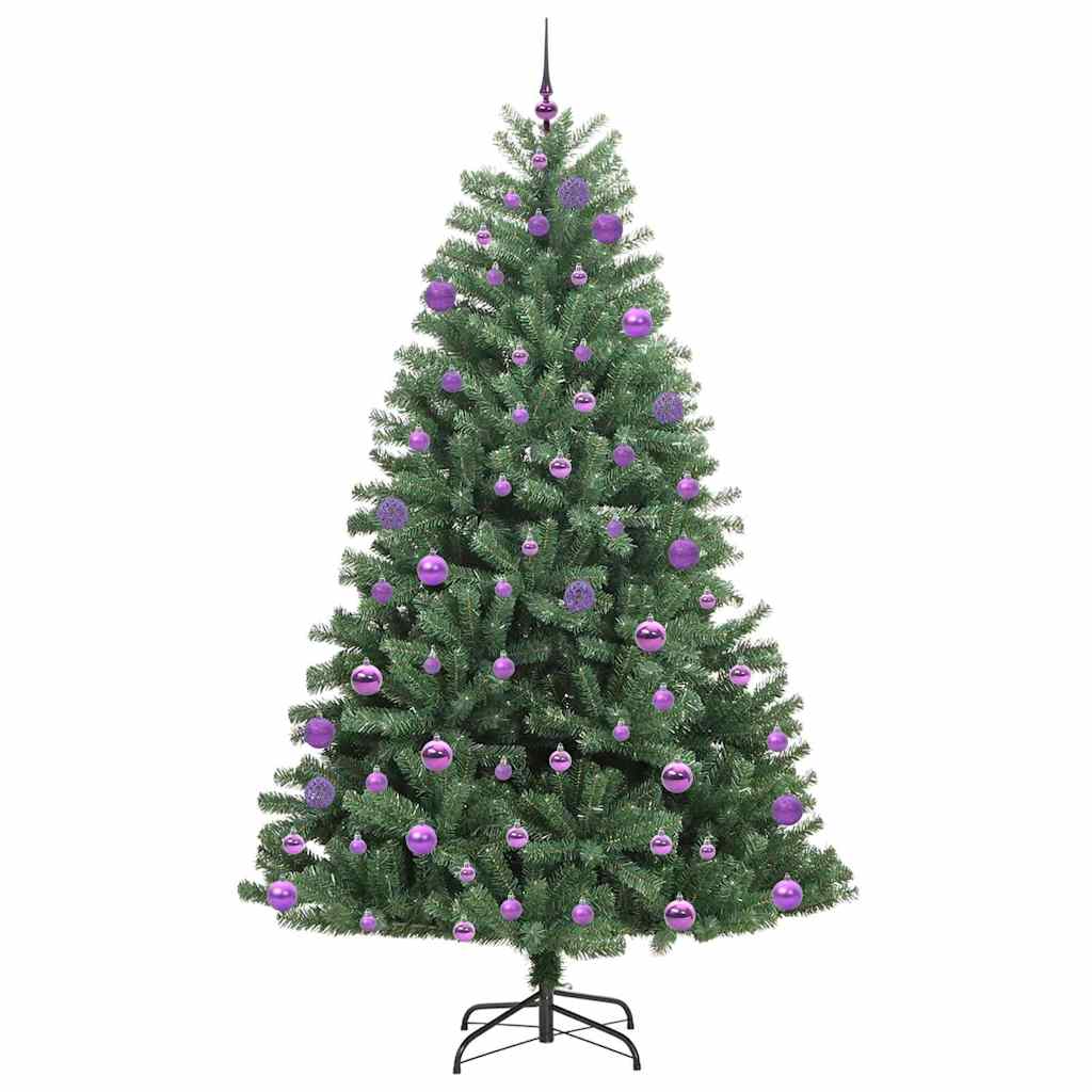 Albero di Natale Artificiale con Rami Pieghevoli Verde 240 cm 3395511