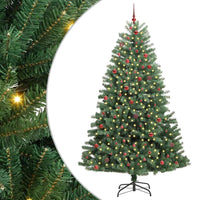 Albero di Natale Artificiale con Rami Pieghevoli Verde 270 cm 3395514