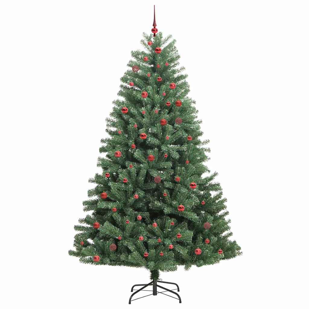 Albero di Natale Artificiale con Rami Pieghevoli Verde 270 cm 3395514