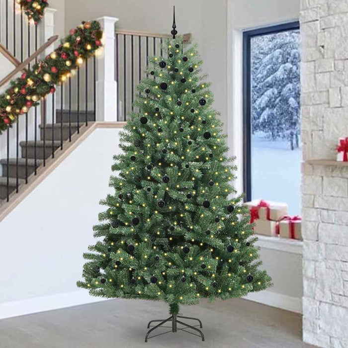 Albero di Natale Artificiale con Rami Pieghevoli Verde 270 cm 3395515