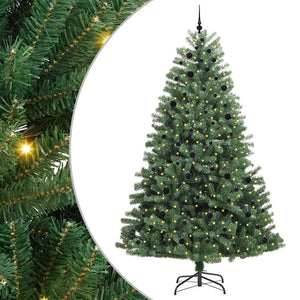 Albero di Natale Artificiale con Rami Pieghevoli Verde 270 cm 3395515