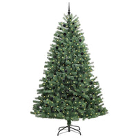 Albero di Natale Artificiale con Rami Pieghevoli Verde 270 cm 3395515