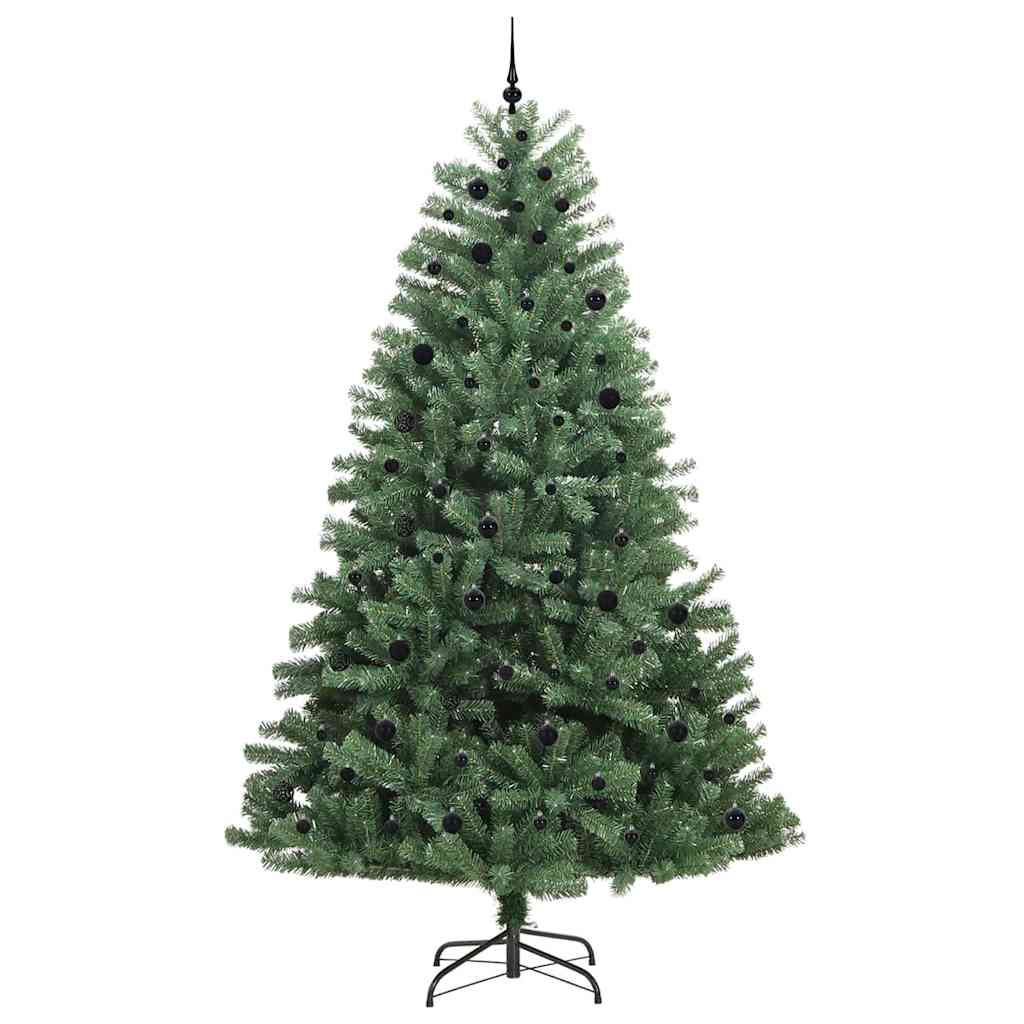 Albero di Natale Artificiale con Rami Pieghevoli Verde 270 cm 3395515
