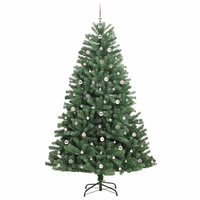 Albero di Natale Artificiale con Rami Pieghevoli Verde 270 cm 3395516