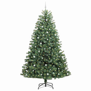 Albero di Natale Artificiale con Rami Pieghevoli Verde 270 cm 3395517