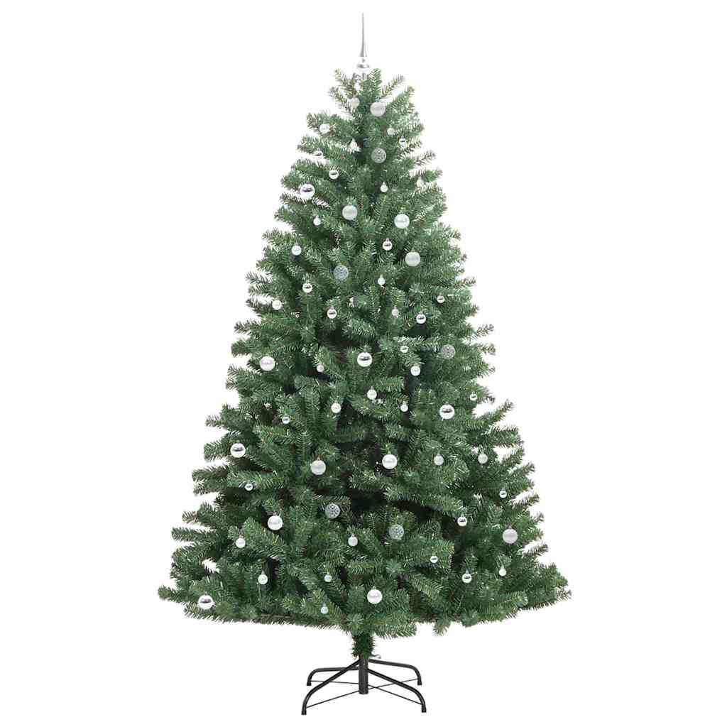 Albero di Natale Artificiale con Rami Pieghevoli Verde 270 cm 3395519