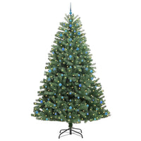 Albero di Natale Artificiale con Rami Pieghevoli Verde 270 cm 3395521