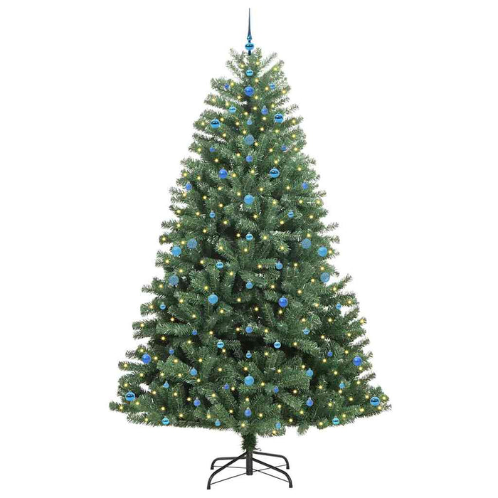 Albero di Natale Artificiale con Rami Pieghevoli Verde 270 cm 3395521