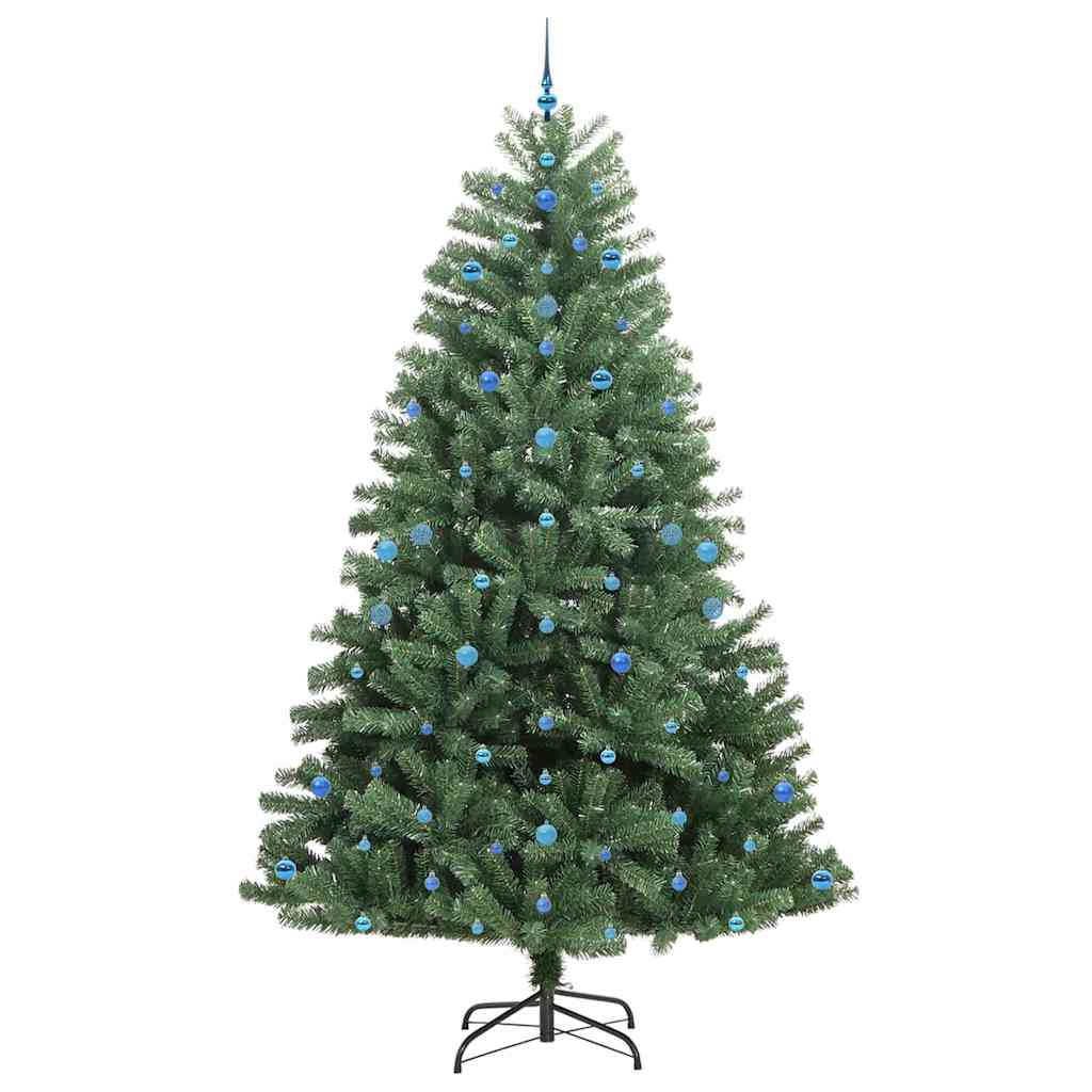 Albero di Natale Artificiale con Rami Pieghevoli Verde 270 cm 3395521