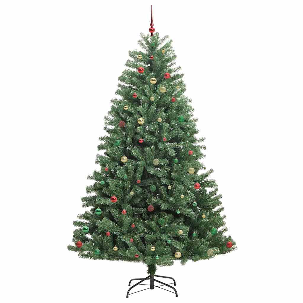 Albero di Natale Artificiale con Rami Pieghevoli Verde 270 cm 3395522