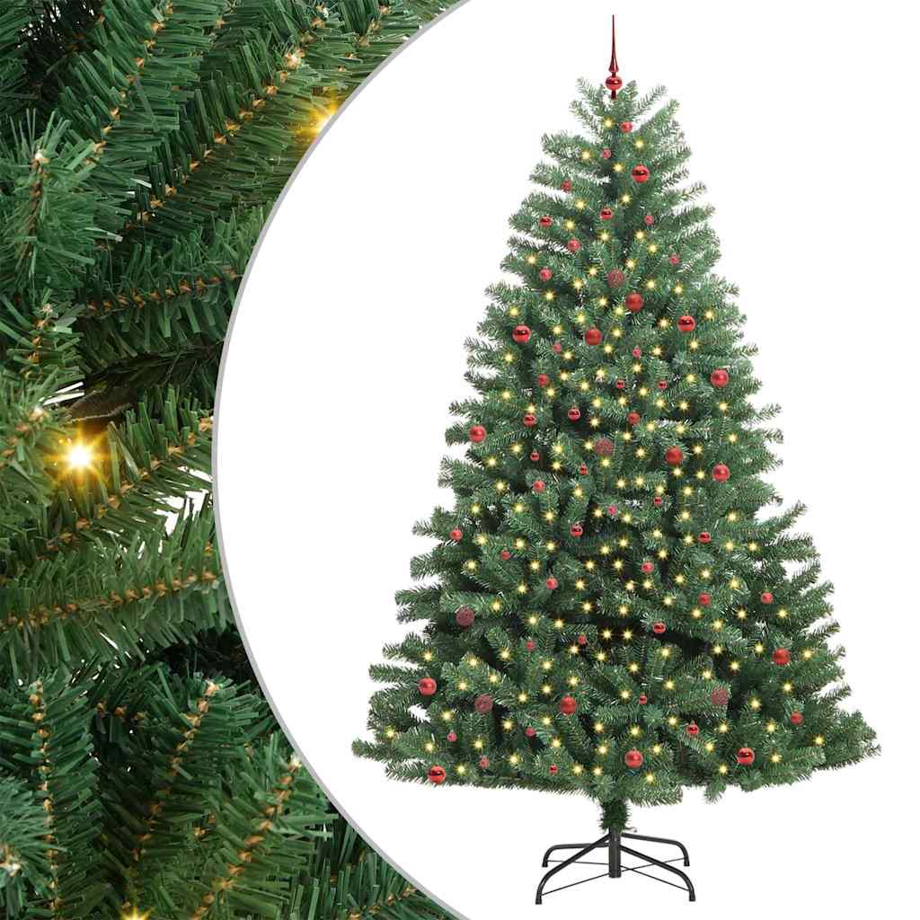 Albero di Natale Artificiale con Rami Pieghevoli Verde 300 cm 3395523