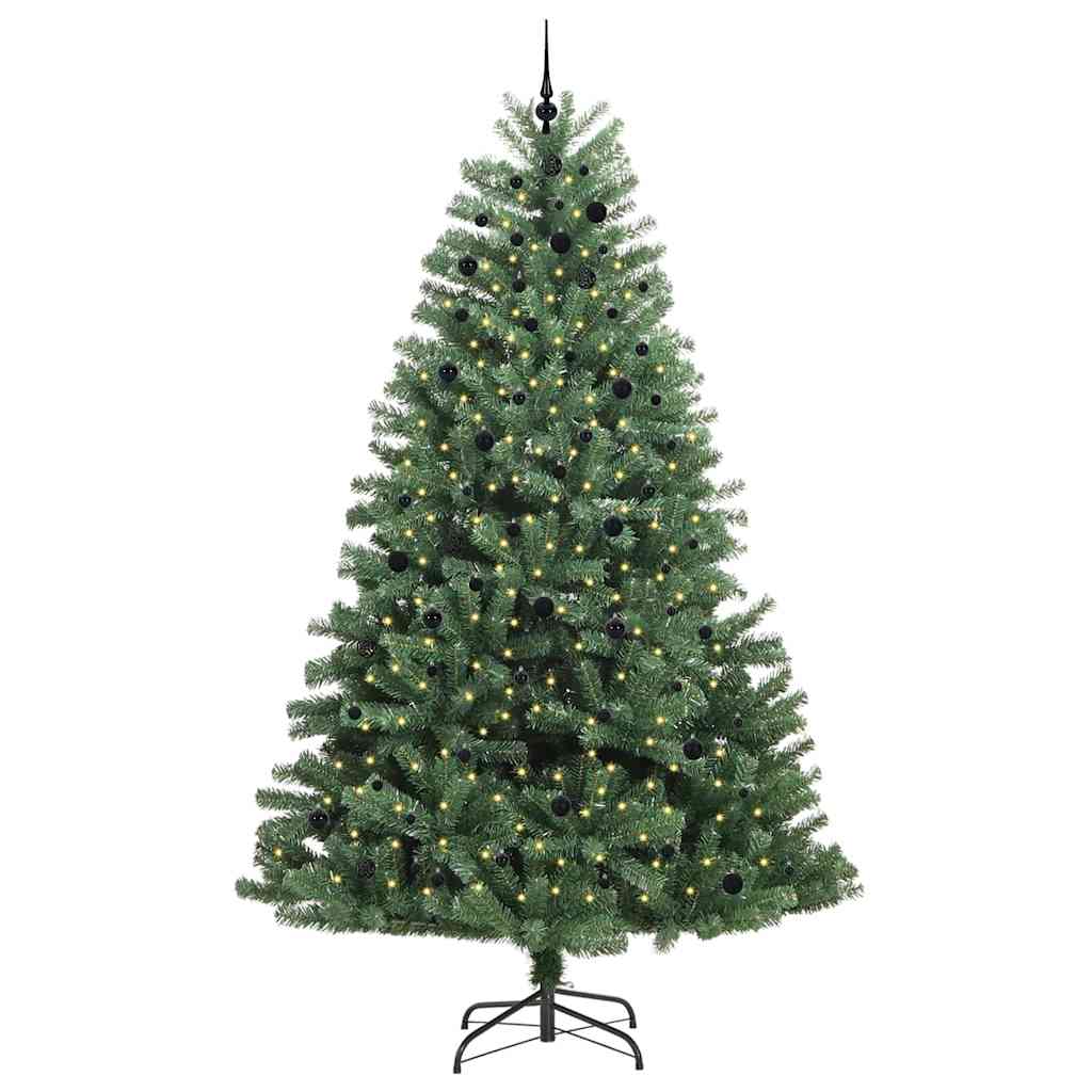 Albero di Natale Artificiale con Rami Pieghevoli Verde 300 cm 3395524