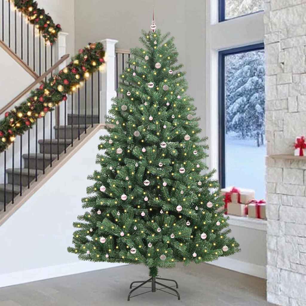 Albero di Natale Artificiale con Rami Pieghevoli Verde 300 cm 3395525