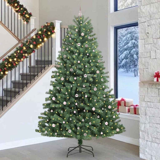 Albero di Natale Artificiale con Rami Pieghevoli Verde 300 cm 3395525