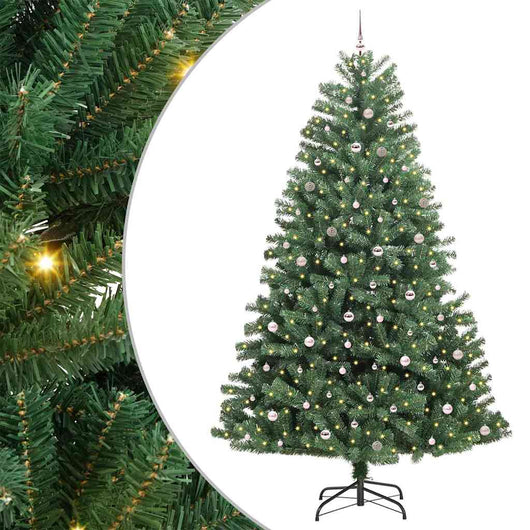 Albero di Natale Artificiale con Rami Pieghevoli Verde 300 cm 3395525