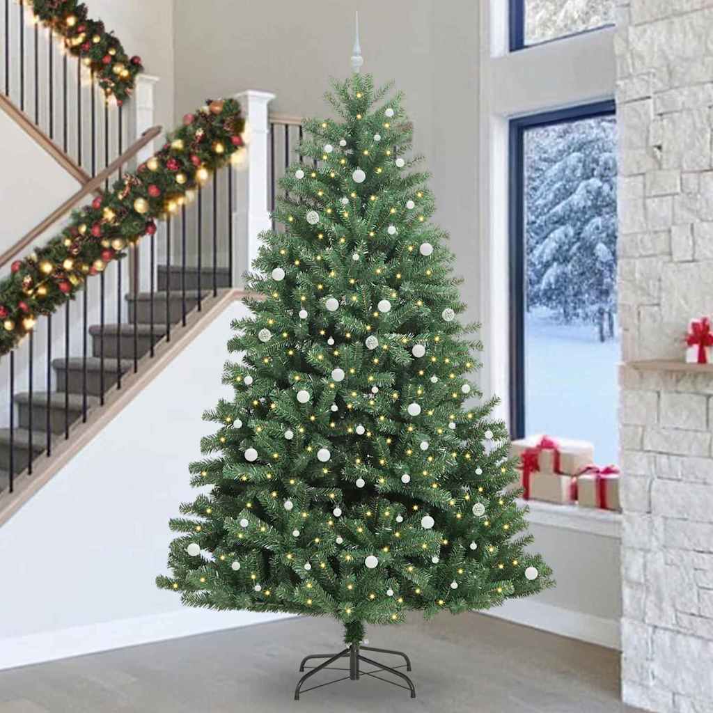 Albero di Natale Artificiale con Rami Pieghevoli Verde 300 cm 3395526