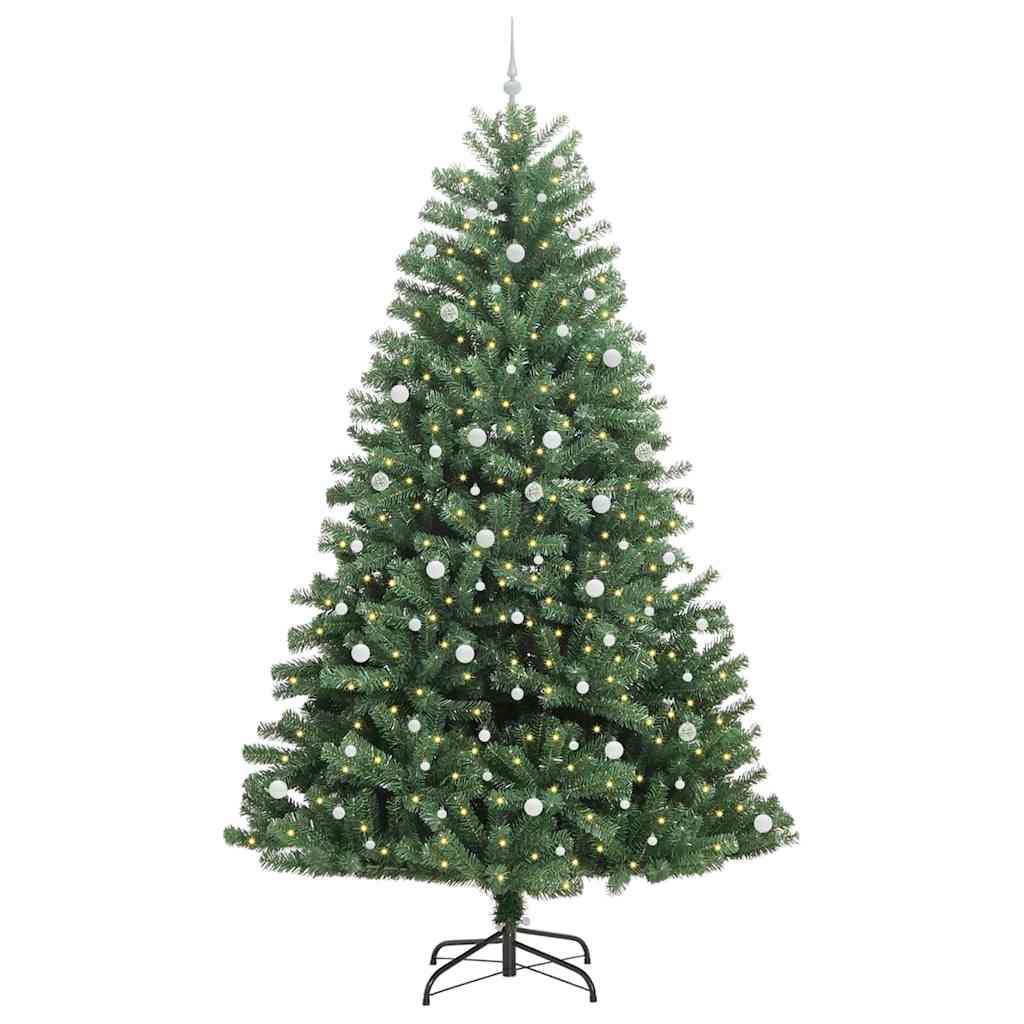 Albero di Natale Artificiale con Rami Pieghevoli Verde 300 cm 3395526