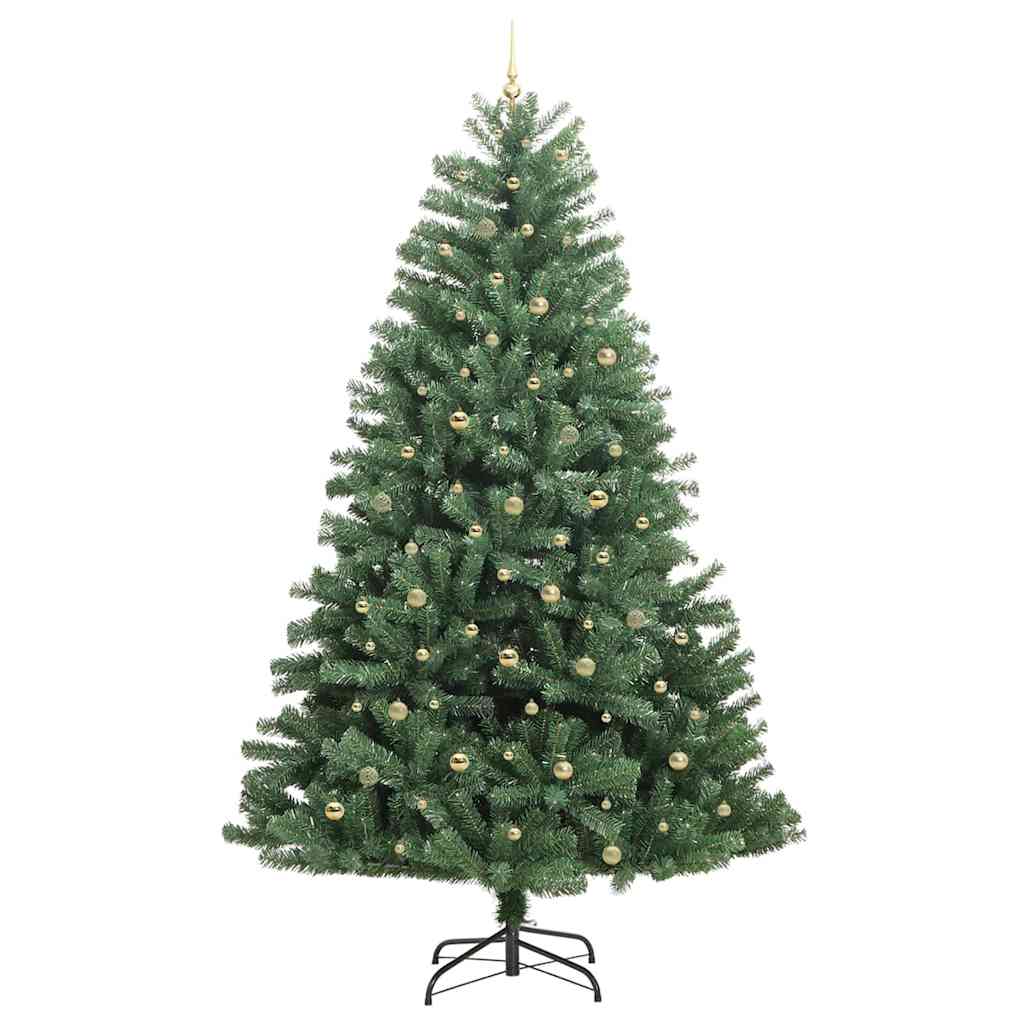 Albero di Natale Artificiale con Rami Pieghevoli Verde 300 cm 3395527