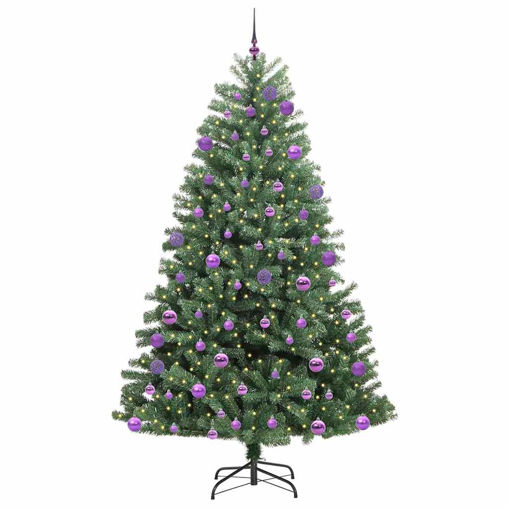Albero di Natale Artificiale con Rami Pieghevoli Verde 300 cm 3395529