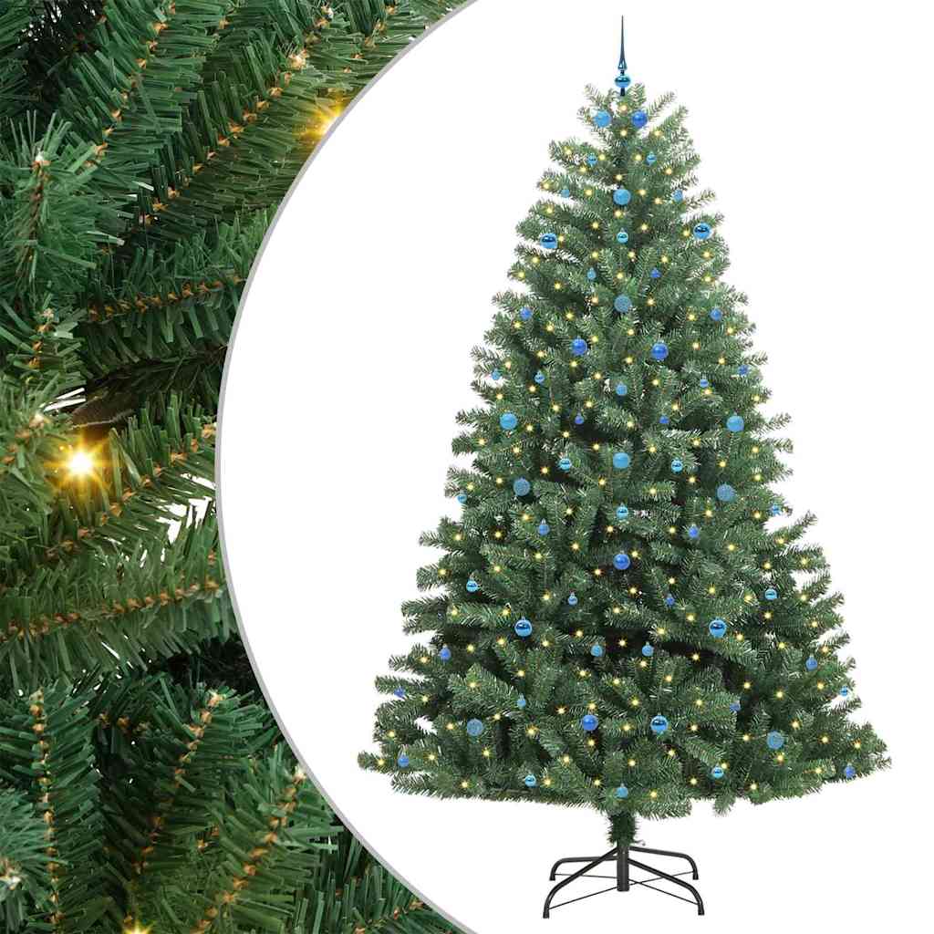 Albero di Natale Artificiale con Rami Pieghevoli Verde 300 cm 3395530