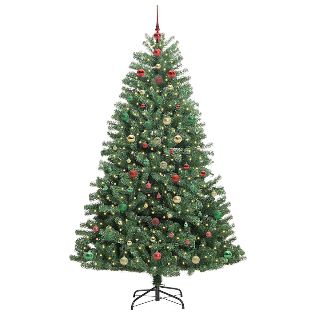 Albero di Natale Artificiale con Rami Pieghevoli Verde 300 cm 3395531