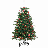 Albero di Natale Artificiale-Albero Natalizio con 150 LED Verde 150 cm 388182