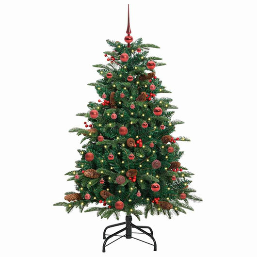 Albero di Natale Artificiale-Albero Natalizio con 150 LED Verde 150 cm 388182