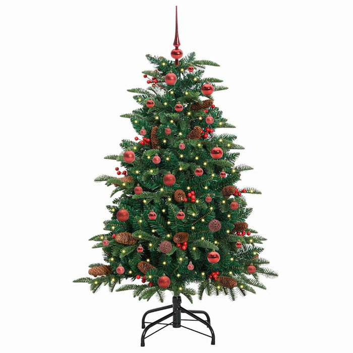 Albero di Natale Artificiale-Albero Natalizio con 150 LED Verde 150 cm 388182