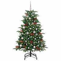 Albero di Natale Artificiale-Albero Natalizio con 150 LED Verde 150 cm 491897