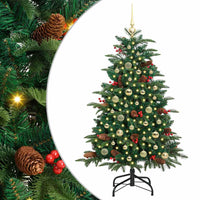 Albero di Natale Artificiale-Albero Natalizio con 150 LED Verde 150 cm 488389