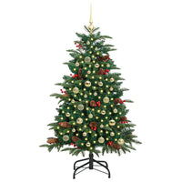 Albero di Natale Artificiale-Albero Natalizio con 150 LED Verde 150 cm 488389