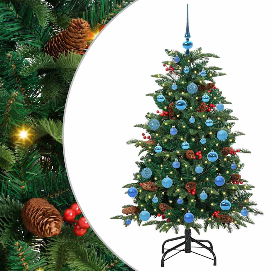 Albero di Natale Artificiale-Albero Natalizio con 150 LED Verde 150 cm 853957
