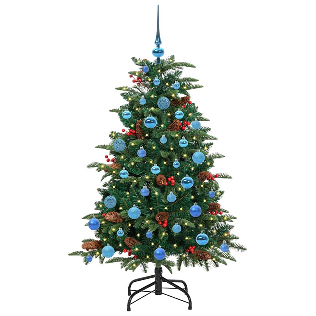 Albero di Natale Artificiale-Albero Natalizio con 150 LED Verde 150 cm 853957
