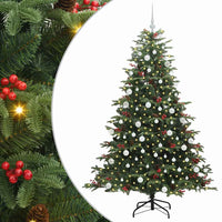 Albero di Natale Artificiale-Albero Natalizio con 300 LED Verde 180 cm 637625