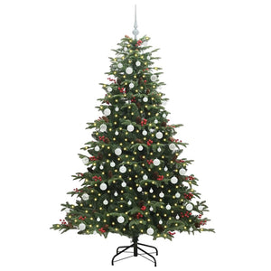 Albero di Natale Artificiale-Albero Natalizio con 300 LED Verde 180 cm 637625