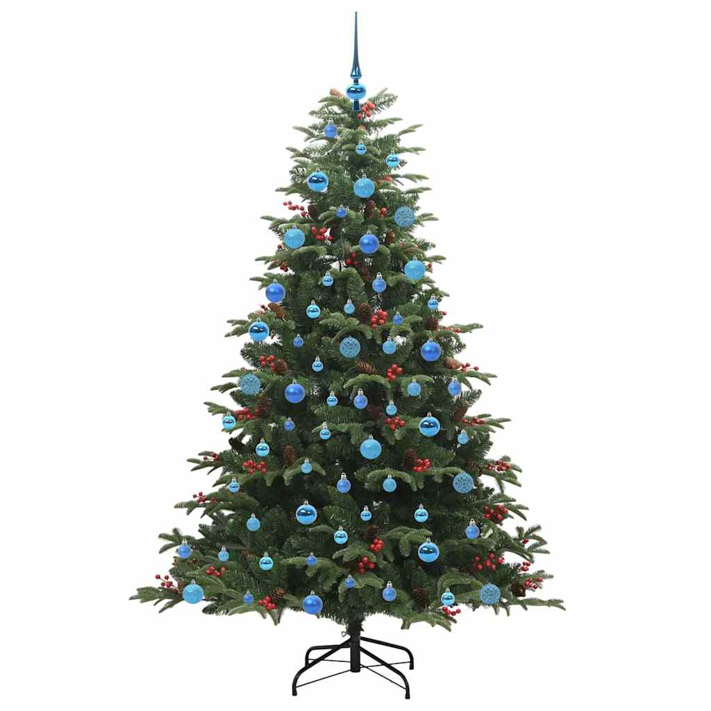 Albero di Natale artificiale con 300 LED Verde 180 cm 3395557