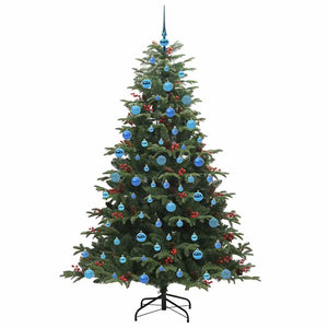 Albero di Natale artificiale con 300 LED Verde 180 cm 3395557