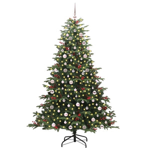 Albero di Natale Artificiale-Albero Natalizio con 300 LED Verde 240 cm 880764