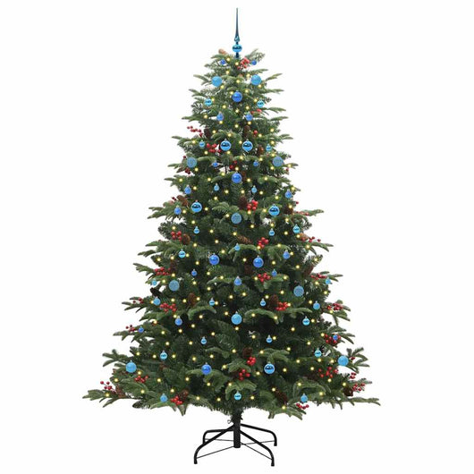 Albero di Natale Artificiale-Albero Natalizio con 300 LED Verde 240 cm 151227