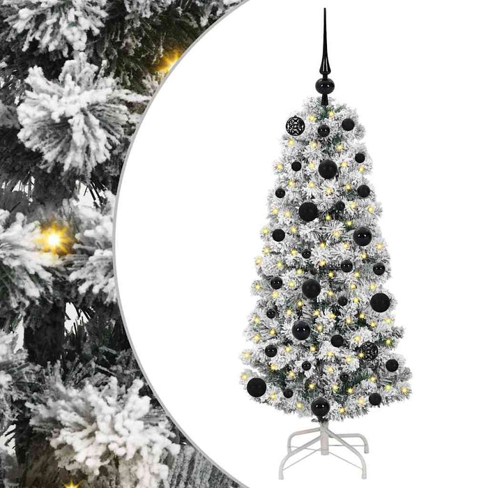 Albero di Natale Artificiale con Rami Pieghevoli 120 cm PVC 3395578