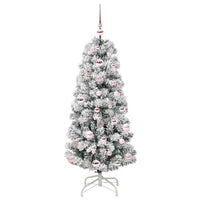 Albero di Natale Artificiale con Rami Pieghevoli 120 cm PVC 3395579