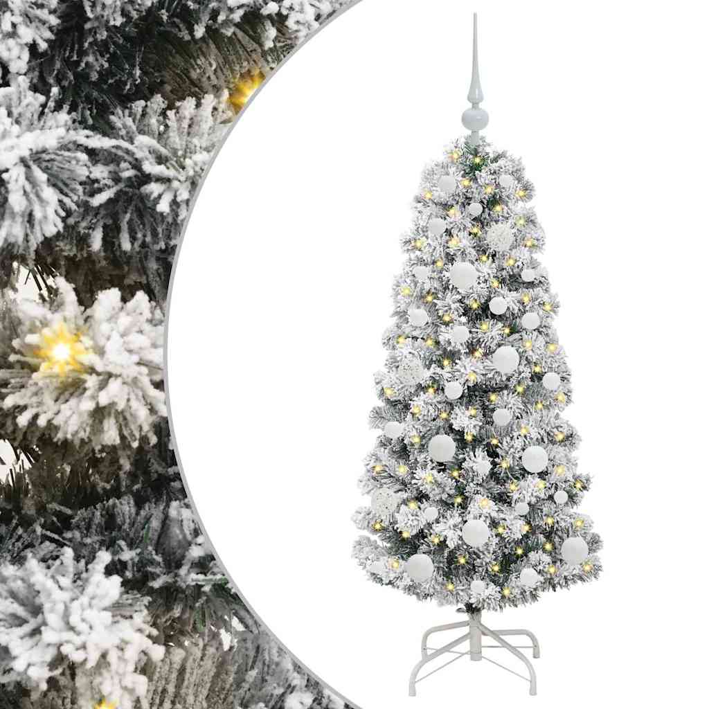 Albero di Natale Artificiale con Rami Pieghevoli 120 cm PVC 3395580